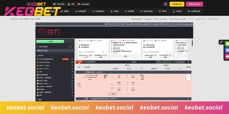 เจาะลึกสถิติและตัวเลือกเดิมพันที่หลากหลายกับ BTi